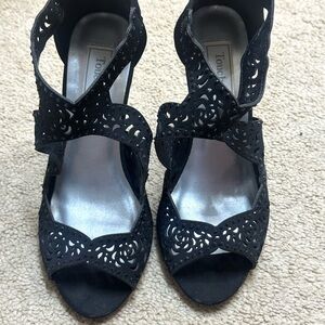 Touch Ups Black Cutout Heels